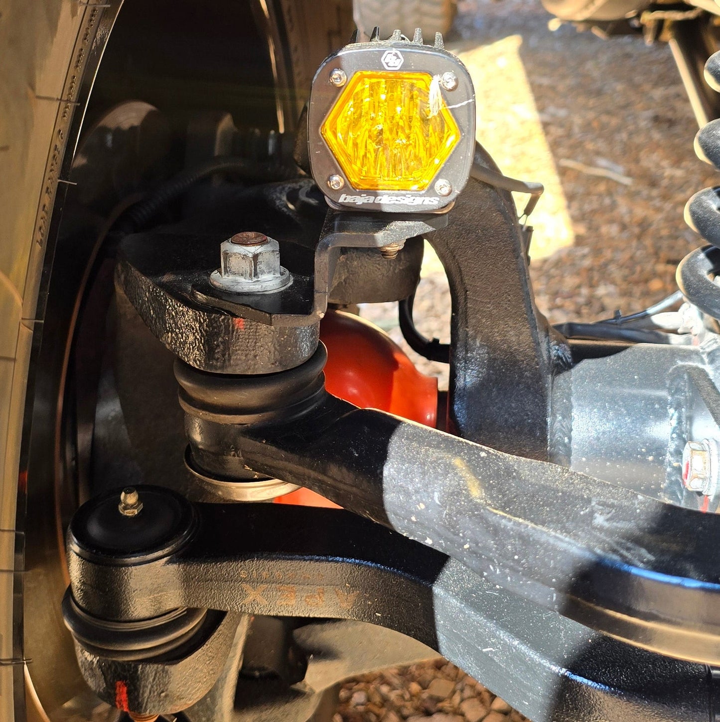 Universal DIY Steerable Knuckle Light Mounts