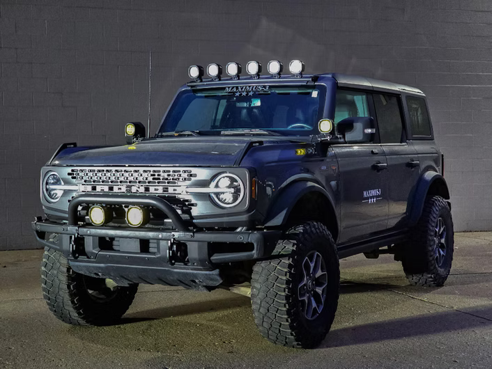 Maximus-3 6th Gen Bronco Classic Light Mount Hoop