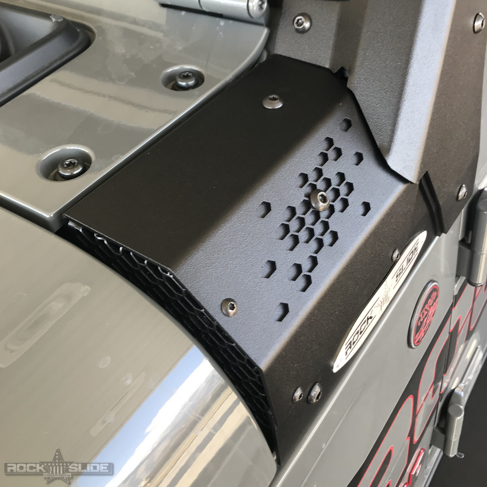 JL/JT Cowl LED Light Pod Brackets Rock Slide Engineering - Set of 2