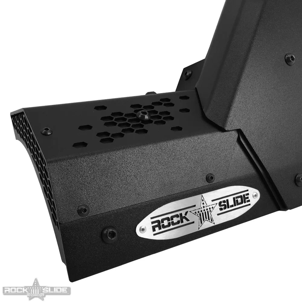 JL / JT Lower Larger Cowl LED Light Pod Brackets and Upper Bar Brackets Rock Slide Engineering - Pair of 2