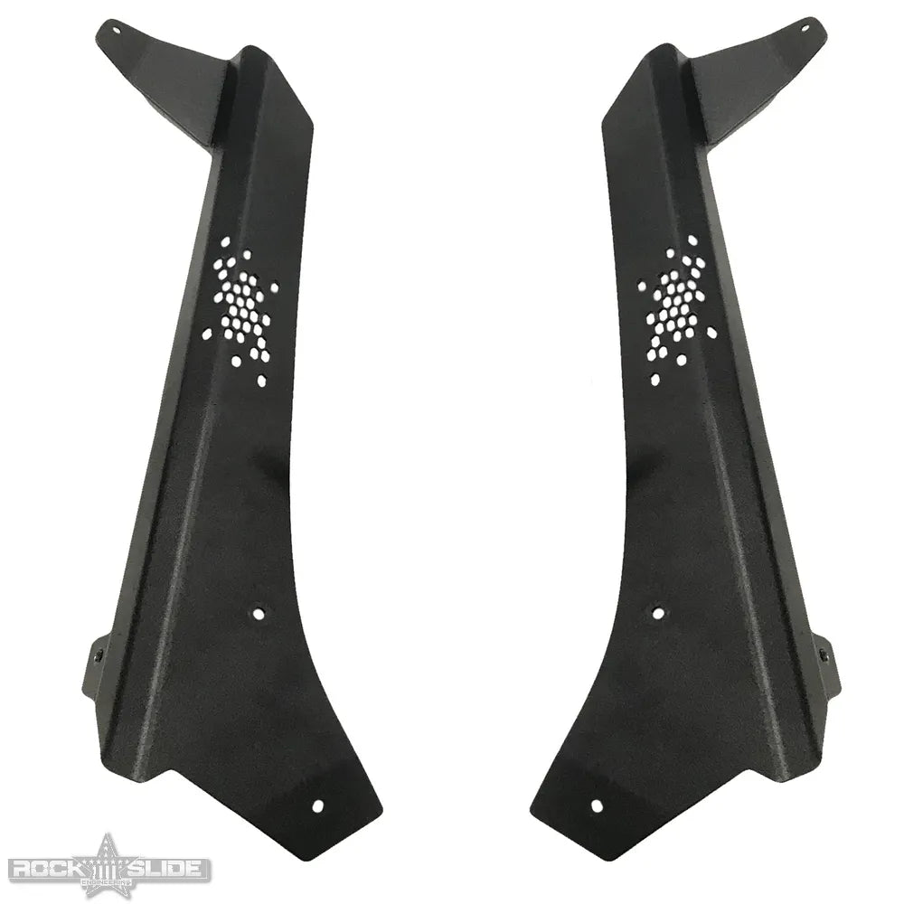 JL / JT Lower Larger Cowl LED Light Pod Brackets and Upper Bar Brackets Rock Slide Engineering - Pair of 2
