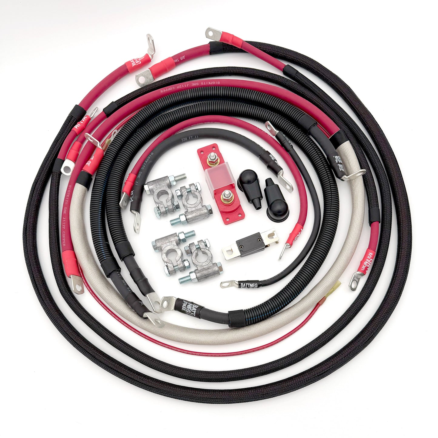 Ford Power Stroke 6.0 Diesel - F250/F350 Battery Cable Kit (2003-2007)