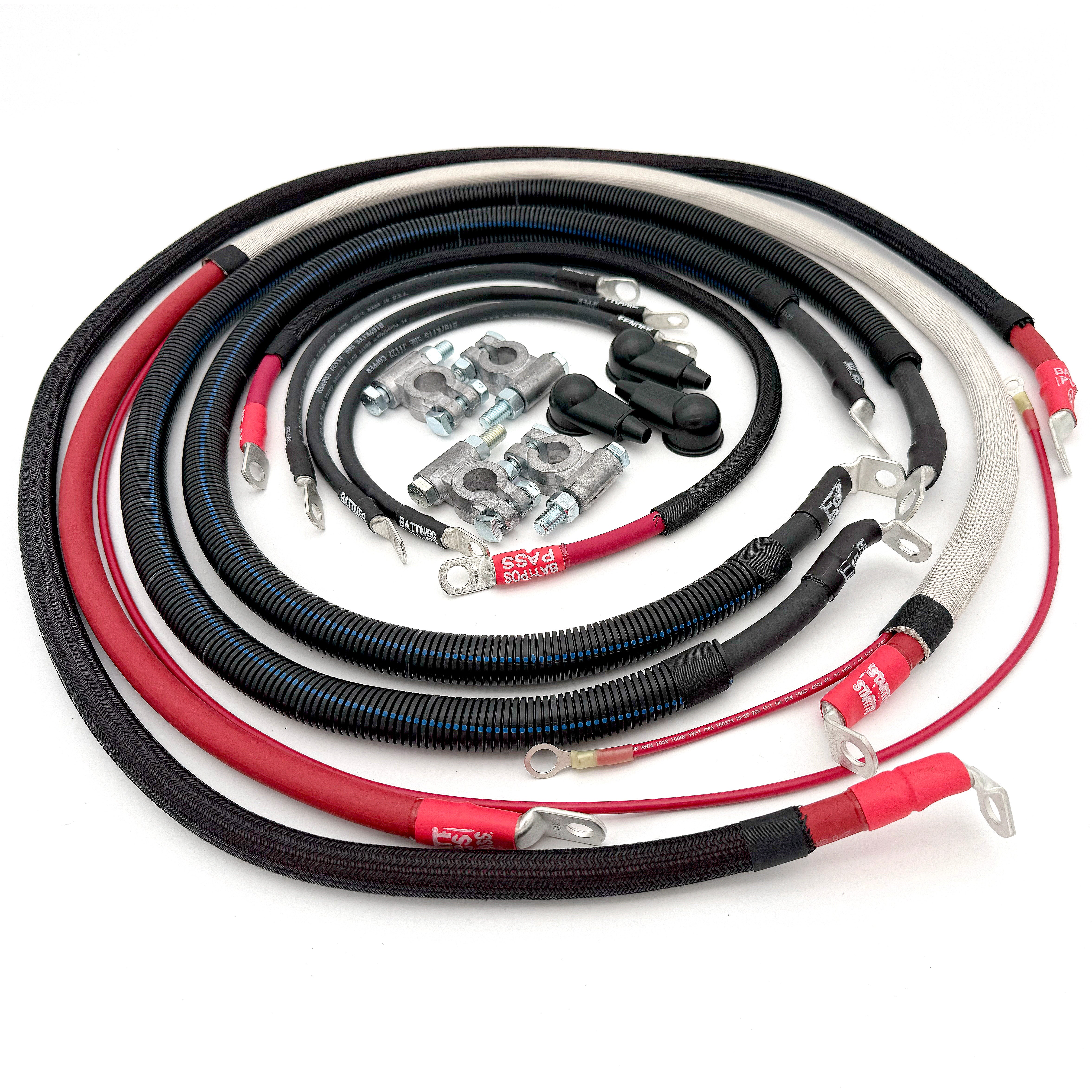 Ford Powerstroke 7.3 Diesel - F250/F350 OBS Battery Cable Kit (1990-19 ...