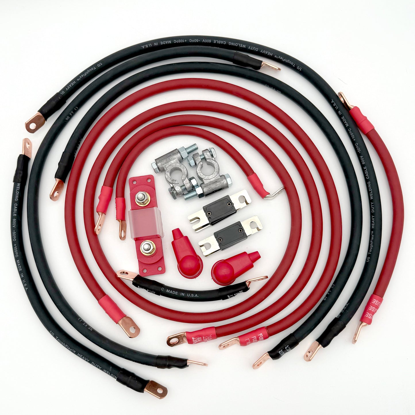 Jeep Wrangler JL Big 7 Battery Cable Kit (2018 - 2024)
