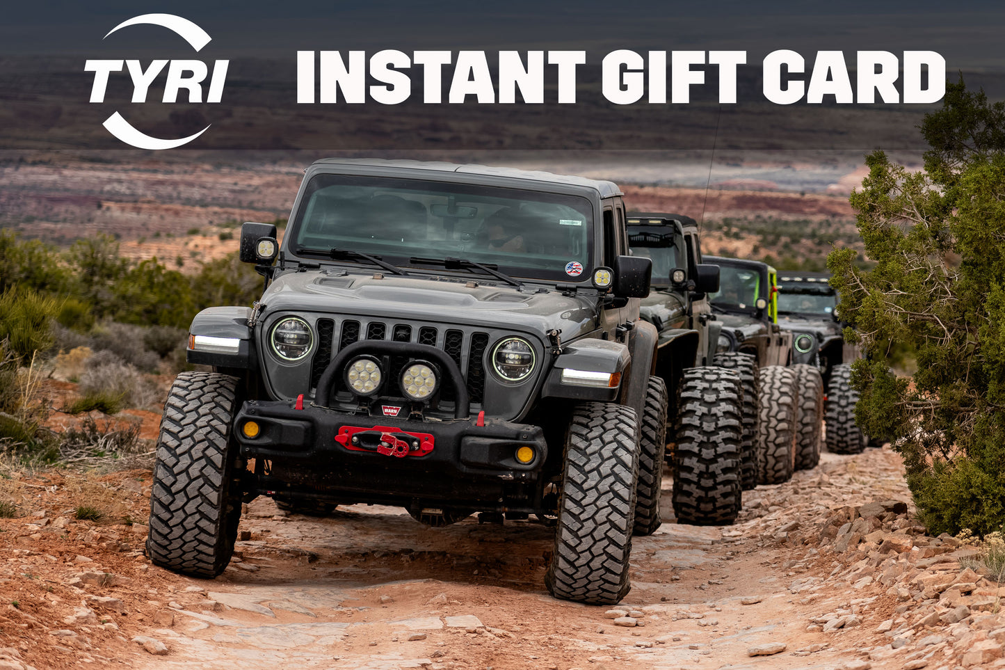 TYRI Offroad Lighting Instant Gift card