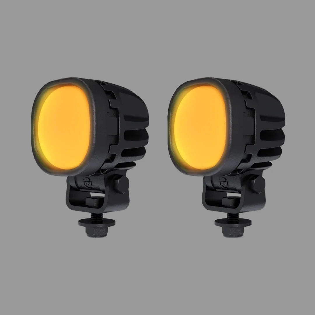 0606 Amber Diffused Pair