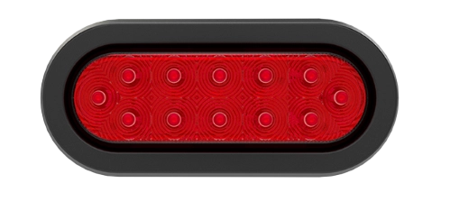 60-002-1   Oval 24V Red Stop-Tail  1706A